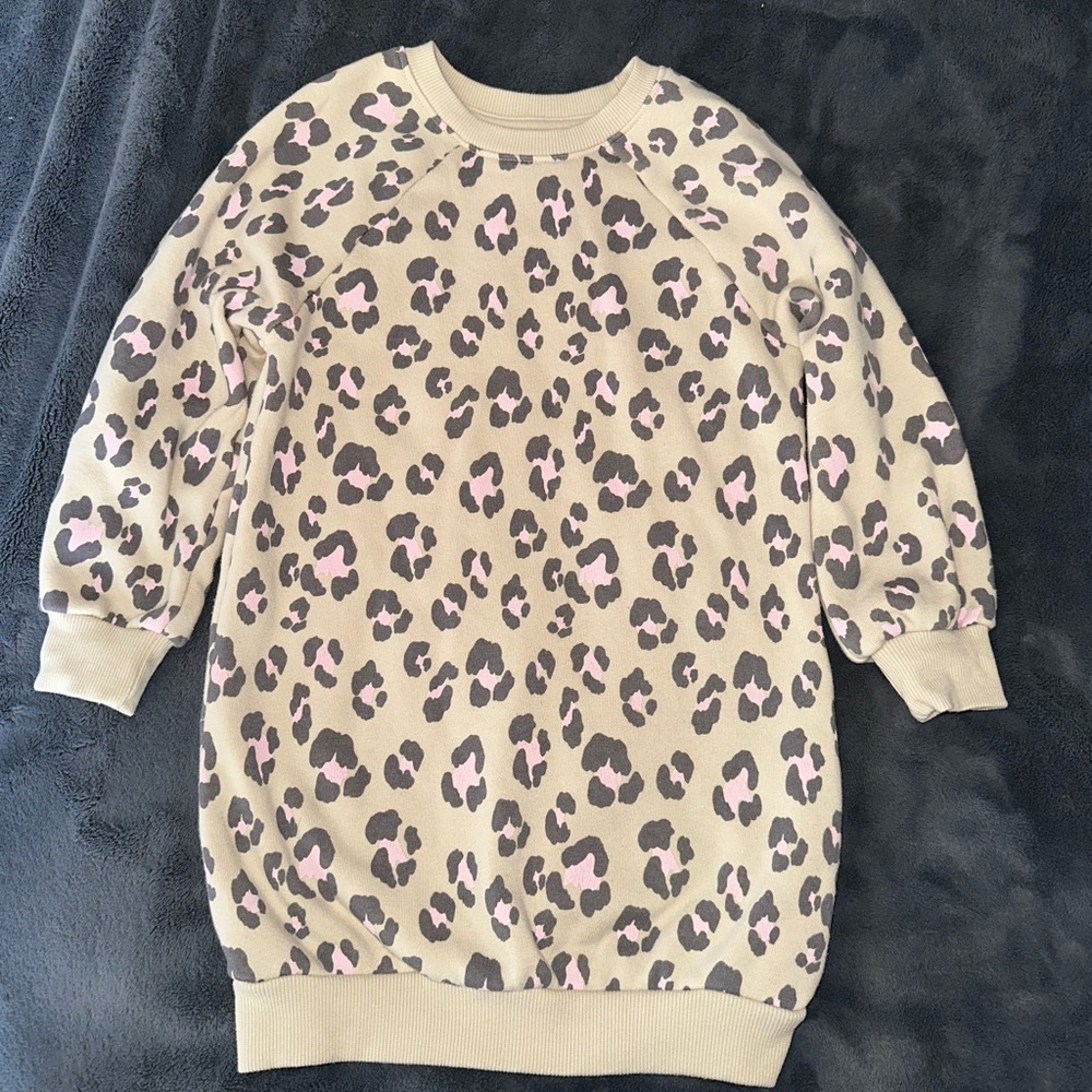 Greyson mini toddler m leopard sweater dress